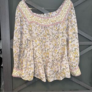 American Eagle Floral Print Women's Top